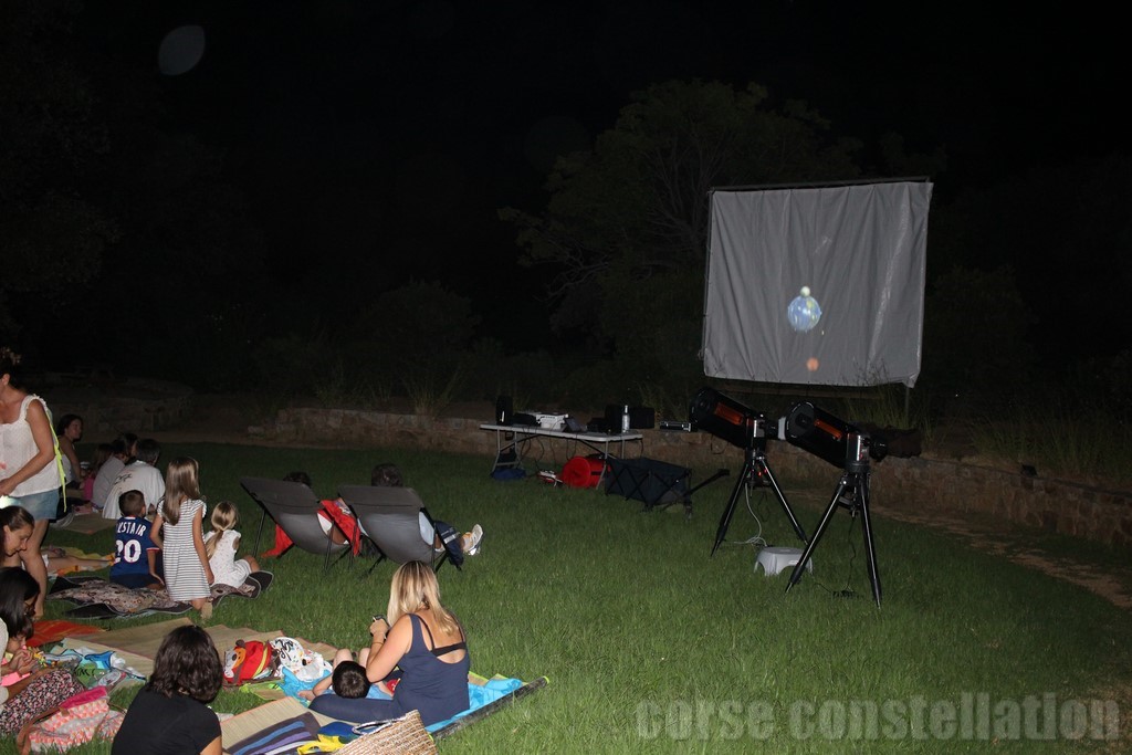 Nuit des étoiles au Parc de Saleccia, édition 2018.