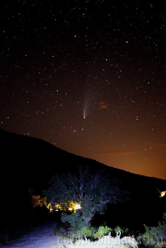 ​Cliché de la comète Neowise pris au col de Cardo le 22/07/2020