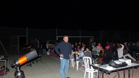 Confèrence, projection et observations : village de SOLARO