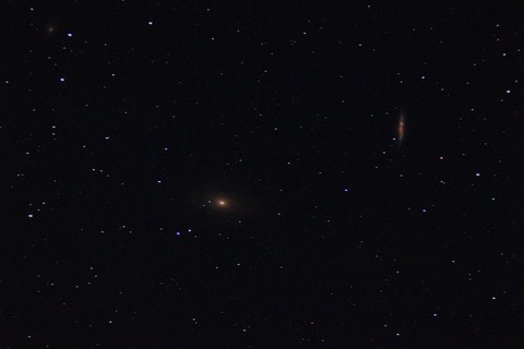 Sorba 1 M81 et M82: cliché pris au Col de Sorba.  Apo 110 mm